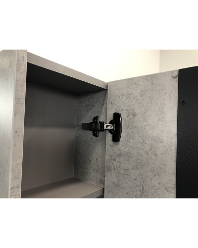 Зеркало со шкафом Comforty Эдинбург 75 00004149063 Бетон светлый