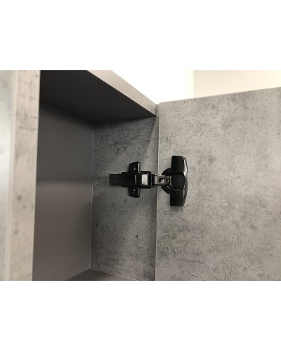 Зеркало со шкафом Comforty Эдинбург 75 00004149063 Бетон светлый