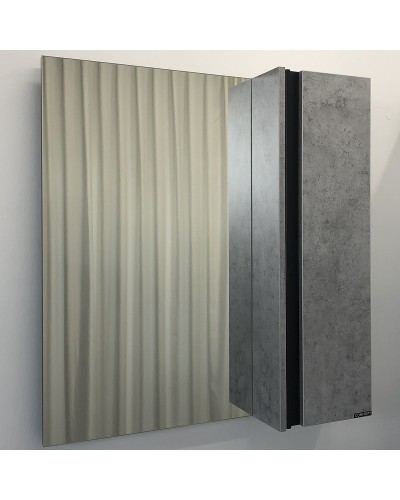 Зеркало со шкафом Comforty Эдинбург 75 00004149063 Бетон светлый