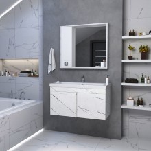 Мия - 90 Зеркало-шкаф левое