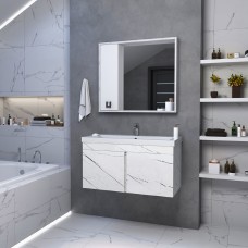 Мия - 90 Зеркало-шкаф левое