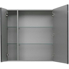 Зеркальный шкаф Aquanet Алвита 80 240109 Серый антрацит