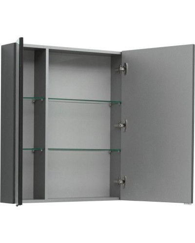 Зеркальный шкаф Aquanet Алвита 80 240109 Серый антрацит