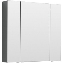 Зеркальный шкаф Aquanet Алвита 90 240110 Серый антрацит