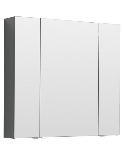 Зеркальный шкаф Aquanet Алвита 90 240110 Серый антрацит