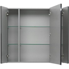 Зеркальный шкаф Aquanet Алвита 90 240110 Серый антрацит