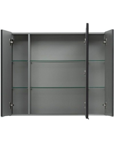 Зеркальный шкаф Aquanet Алвита 100 240113 Серый антрацит