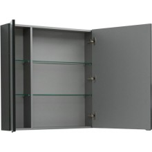 Зеркальный шкаф Aquanet Алвита 100 240113 Серый антрацит