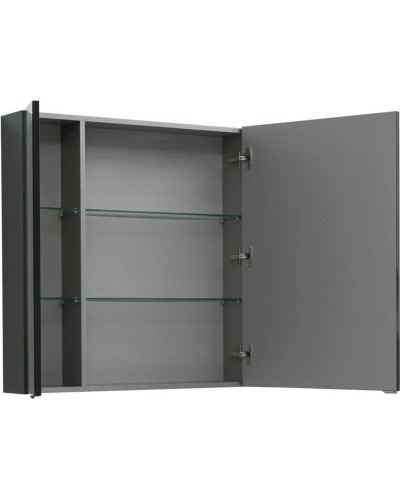 Зеркальный шкаф Aquanet Алвита 100 240113 Серый антрацит