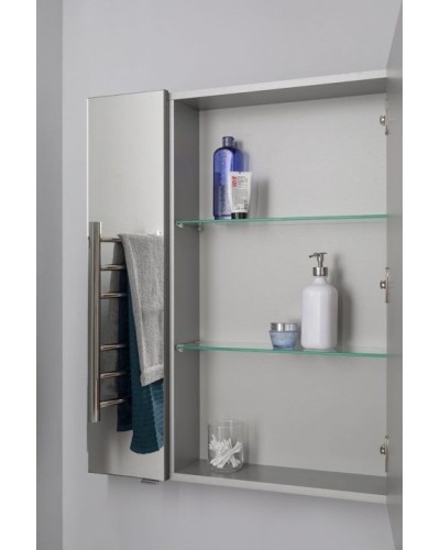 Зеркальный шкаф Aquanet Алвита 100 240113 Серый антрацит