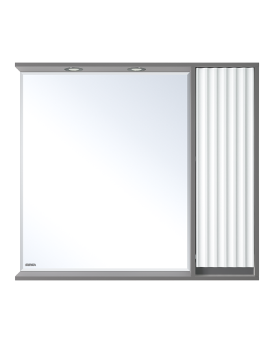 BALATON - 90 Зеркало-шкаф правый, комбинированный