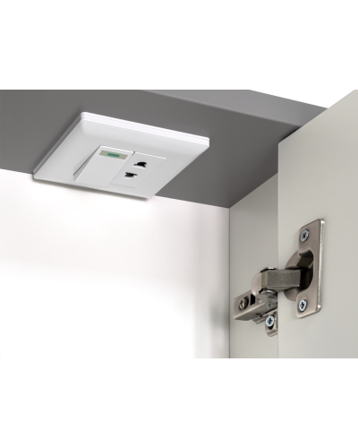 BALATON - 90 Зеркало-шкаф правый, комбинированный