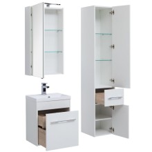 Зеркальный шкаф Aquanet Августа 50 210007 Белый