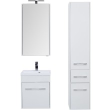 Зеркальный шкаф Aquanet Августа 50 210007 Белый