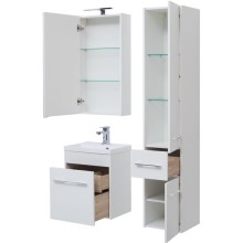 Зеркальный шкаф Aquanet Августа 50 210007 Белый