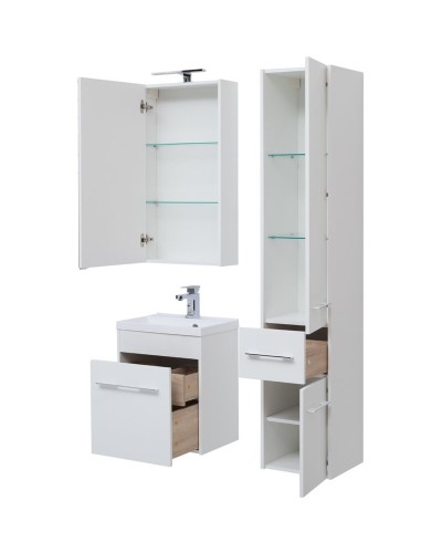 Зеркальный шкаф Aquanet Августа 50 210007 Белый