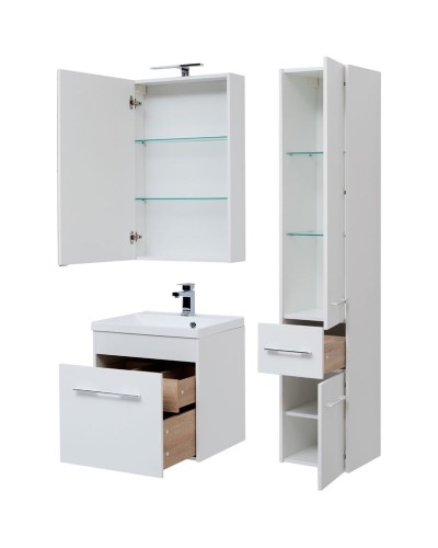 Зеркальный шкаф Aquanet Августа 58 210008 Белый