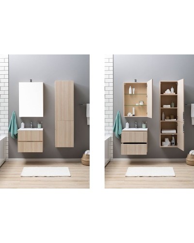 Зеркальный шкаф Aquanet Алвита 60 183994 R Белый 183994