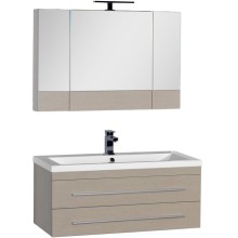 Зеркальный шкаф Aquanet Nota 100 158859 Дуб светлый