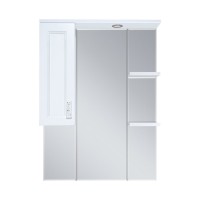 Дива - 85 Зеркало-шкаф со светом левое