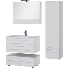 Зеркальный шкаф Aquanet Верона 90 172339 L Белый