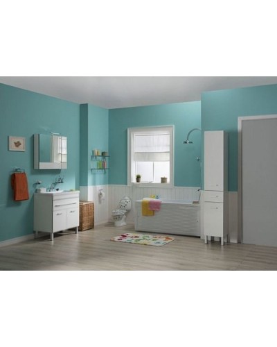 Зеркальный шкаф Aquanet Верона 90 172339 L Белый