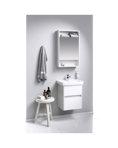 Зеркальный шкаф Aqwella Сити 50 SIT0405DK Дуб канадский