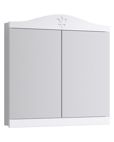 Зеркальный шкаф Aqwella Франческа 85 FR0408 Белый