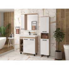 Крафт - 80 Зеркало с 1 шкаф. левый