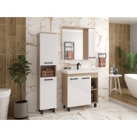 Крафт - 80 Зеркало с 1 шкаф. правый