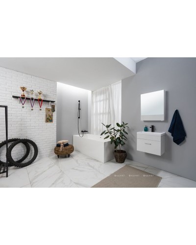 Зеркальный шкаф Aquanet Нота 58 165370 L Белый