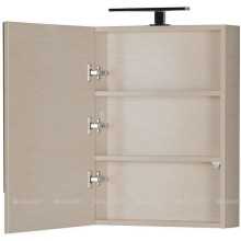 Зеркальный шкаф Aquanet Нота 58 158856 L Дуб светлый