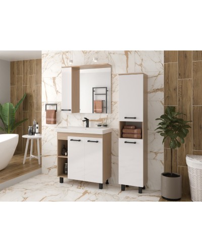 Крафт - 60 Зеркало с 1 шкаф. левый О