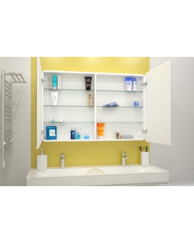 АВЕНЮ Зеркало-шкаф 1200х800 с датчиком движения и розеткой