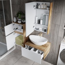 Ива - 45 Зеркало-шкаф левый О