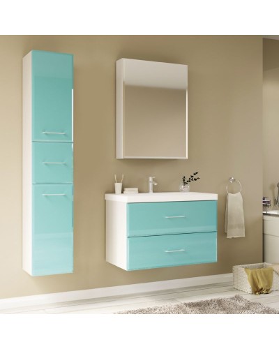 Зеркальный шкаф Marka One Mix 60 Белый