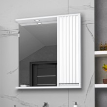 BALATON - 65 Зеркало-шкаф правый, белый