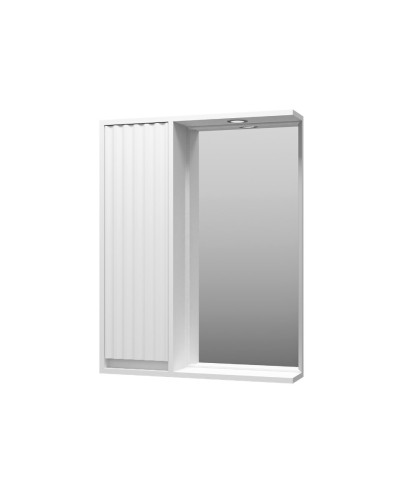 BALATON - 65 Зеркало-шкаф левый, белый