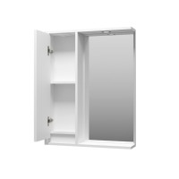 BALATON - 65 Зеркало-шкаф левый, белый