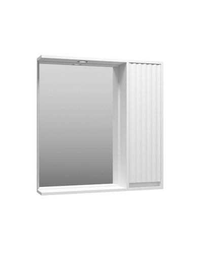 BALATON - 80 Зеркало-шкаф правый, белый