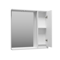 BALATON - 80 Зеркало-шкаф правый, белый