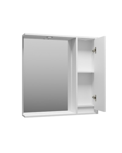 BALATON - 80 Зеркало-шкаф правый, белый