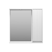 BALATON - 80 Зеркало-шкаф правый, белый