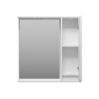 BALATON - 80 Зеркало-шкаф правый, белый