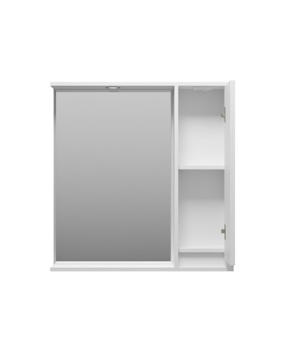 BALATON - 80 Зеркало-шкаф правый, белый