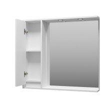 BALATON - 90 Зеркало-шкаф левый, белый