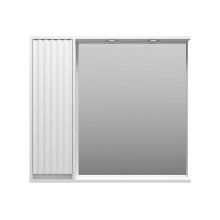 BALATON - 90 Зеркало-шкаф левый, белый