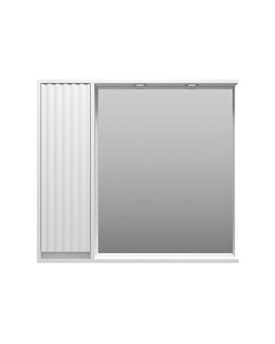 BALATON - 90 Зеркало-шкаф левый, белый