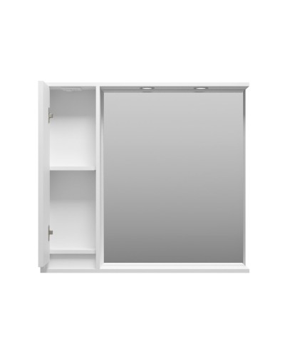 BALATON - 90 Зеркало-шкаф левый, белый