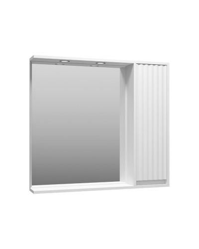 BALATON - 90 Зеркало-шкаф правый, белый